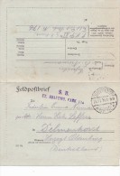 FELDPOFTBRIEF, FELDPOSTSTATION, S.B. ET. KRAFTWG. PARK, 1916, WW1 - 1. Weltkrieg