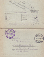 FELDPOFTBRIEF, KAIS DEUTSCHE, FELDPOSTSTATION, BRIEF-STEMPEL, 1917, WW1 - Guerre Mondiale (Première)