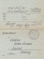 FELDPOFTBRIEF, K.D. FELDPOSTEXPED, 1916, WW1 - WW1