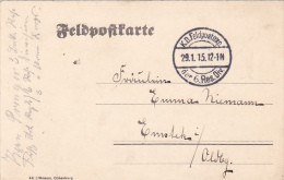 FELDPOFTKARTE, K.D. FELDPOSTEXPED, DER 6 RES. DIV., 1912, WW1 - Prima Guerra Mondiale