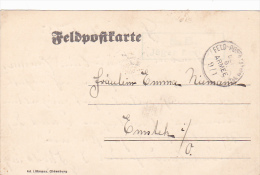 FELDPOFTKARTE, K.D. FELDPOSTSTATION, ARMEE, 1915, WW1 - WW1