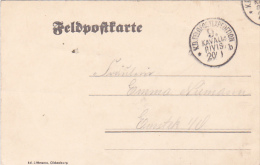 FELDPOFTKARTE, K.D. FELDPOSTEXPEDITION,  KAVALL DIVIS, 1915, WW1 - 1. Weltkrieg