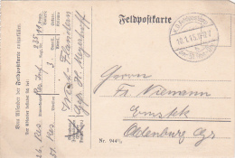 FELDPOFTKARTE,  FELDPOSEXP. DER 51 RES DIV., 1915, WW1 - WW1