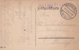 FELDPOFTKARTE,  FELDPOSEXP. DER 50 RES. DIV.,S.B. BATTR. R.F. A.R., 1916, WW1 - WW1