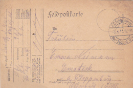 FELDPOFTKARTE,  FELDPOSTEXPEDITION, DER 19 INF. DIV., 1915, WW1 - WW1