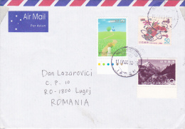 MOUNTAINS, MUSIC  STAMPS ON COVER, 2000 - Briefe U. Dokumente