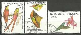 S. Tome&Principe; 1989 Humming  Birds - Colibríes