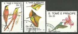 S. Tome&Principe; 1989 Humming  Birds - Colibris