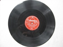 Disque Ancien 78 Tours Gramophone Columbia : Les Compagnons De La Chanson - 78 Rpm - Gramophone Records