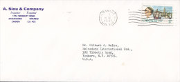 Canada A. SIOU & Co., MISSISSAUGA Ontario 1981 Cover Lettre To YONKERS United States Idola Saint-Jean Stamp - Cartas & Documentos