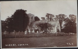 RP Gunby St. Peter Church Nr Spilsby Alford Skegness Lincolnshire OLD POSTCARD BY EW Peakpme Boston Unused - Sonstige & Ohne Zuordnung