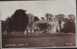 RP Gunby St. Peter Church Nr Spilsby Alford Skegness Lincolnshire OLD POSTCARD BY EW Peakpme Boston Unused - Otros & Sin Clasificación