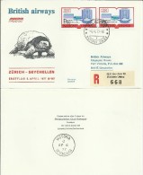 ONU NACIONES UNIDAS GINEBRA CC PRIMER VUELO ZURICH SEYCHELLES - Seychelles (1976-...)