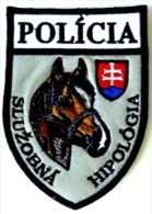 Police Slovaque - Slovakia, écussons Tissu-Patches,Professionnel Gendarmerie - Hippologie, SWAT - RIOT Unit, - Polizia