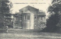 PICARDIE - 60 - OISE - NOGENT SUR OISE - L'Hôtel De Ville - Vue Sur Le Parc - PLiure Gauche - Nogent Sur Oise