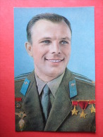 Yuri Gagarin , First Person In Space , Vostok 1 - Soviet Cosmonaut - Space - 1973 - Russia USSR -unused - Space