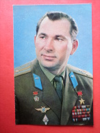 Pavel Belyayev , Voskhod 2 - Soviet Cosmonaut - Space - 1973 - Russia USSR -unused - Space