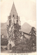 Aigle, Le Temple Paroissial En 1912 Cachet De Villeneuve - Villeneuve