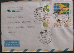 BRASIL BRAZIL BRASILE 1992 92 Economy Usato Su Busta Used Cover - Brieven En Documenten