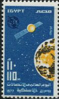 AB0725 Egypt 1977 International Satellite Telecommunications Day 1v MNH - Neufs