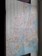 GREATER NEW YORK ( Atlas Plate 15 National Geographic ) Scale : 133,056 Or 1.2 Miles To The Inch / Anno 1964 ! - World