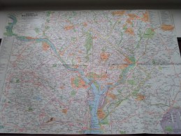 SUBURBAN WASHINGTON ( Atlas Plate 21 National Geographic ) Scale : 76,032 Or 1.2 Miles To The Inch / Anno 1964 ! - Wereld