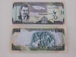 Bank Of Jamaica,2012,100 Dollars, Last 3 Serial Number Specially With 333 - Jamaica