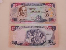 Bank Of Jamaica,2012,50 Dollars, Last 3 Serial Number Specially With 111 - Jamaique