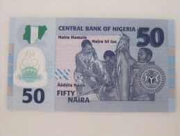 2009 Central Bank Of Nigeria,50 Naira Plastic Note, Last 4 Serial Number Specially With 6666 - Nigeria