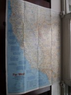 FAR WEST ( Supplement National Geographic ) Scale : 1,871,000 / 1984 ! - Monde