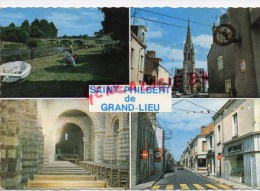 44 - ST SAINT PHILBERT DE GRAND LIEU- BORD DE LA BOULOGNE- EGLISE PAROISSIALE- INTERIEUR EGLISE ABBATIALE - LE CENTRE - Saint-Philbert-de-Grand-Lieu