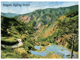 (PH 717) Philippines To Australia RTS - DLO Postcard - Zig Zag Road Buuio - Philippinen