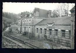 Cpa Carte Photo Du 76 St Saens école Des Filles --  Photo A. Boulingue    TRIS6 - Saint Saens