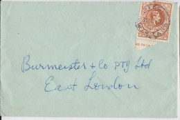 SWAZILAND - Enveloppe Commerciale STEGI Timbre George VI Cover Mail 1955 - Swaziland (...-1967)