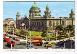 CPM Couleurs, Belfast, City Hall, Fin Des Années 1980 - Antrim