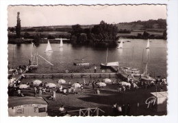 CPM N/B Muids, Cercle Nautique Et Plage, Années 1950, Photo André Leconte, Paris - Muids