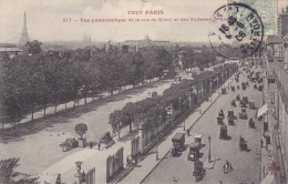 TOUT PARIS - Vue Panoramique De La Rue De Rivoli Et Des Tuileries - Arrondissement: 01