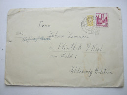 1949, Wohnungsbaumarke, Brief Aus Möttingen - Autres & Non Classés