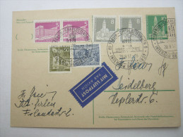 1957, Berlin - SSt. Interbau Auf Karte - Storia Postale