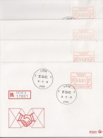 Belgie 1981 Frankeervignetten 1981 FV1 Liège 4 FDC (13069) - 1980-99