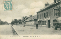 76 LE PETIT QUEVILLY / La Poste Et La Route De Caen / - Le Petit-Quevilly