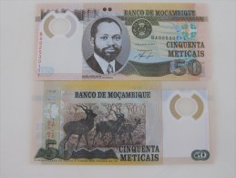 2011 Banco De Mocambique,50 Meticais Plastic Note, Last 3 Serial Number Specially With 111 - Mozambique