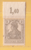 MiNr. 102 POR Deutschland Deutsches Reich - Unused Stamps