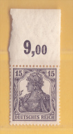 MiNr. 101a POR Deutschland Deutsches Reich - Unused Stamps