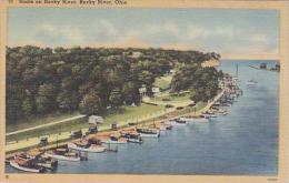 Ohio Rocky River Boats On Rocky River - Autres & Non Classés