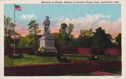 Ohio Springfield Memorial To Pioneer Mothers Of Covered Wagon Days - Other & Unclassified