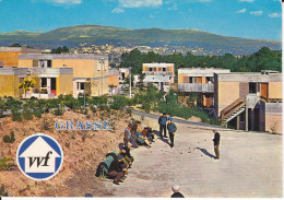 CPSM PETANQUE UNE PARTIE DE BOULES VVF GRASSE ANIMATION - Petanca