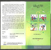 INDIA, 2014, Football World Cup, Soccer, BROCHURE - Lettres & Documents
