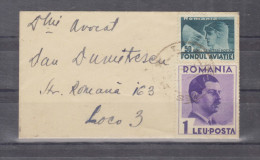 Lettre Distribué BUCURESTI Avec Oblitération Bucuresti 24.XII.1937 - Cartas & Documentos