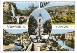 CPSM GANGES (Hérault) - Souvenir De.....5 Vues - Ganges